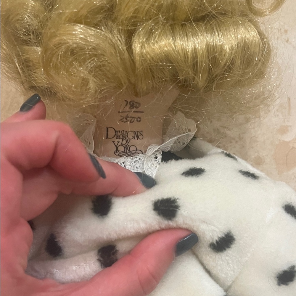 Designs by Yoko Numbered Porcelain Doll - Picture 3 of 3